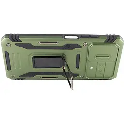 Ударостійкий чохол Camshield Army Ring для Xiaomi Poco X5 5G / Note 12 5G Оливковий / Army Green - мініатюра 5