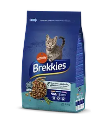 Сухий корм для кішок Brekkies Cat Salmon and Tuna 3.5 кг повноцінний раціон для дорослих кішок лосось з тунцем