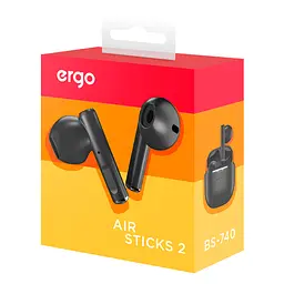 Гарнітура Ergo BS-740 Air Sticks 2 Black (BS-740K) - мініатюра 8
