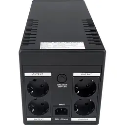 Джерело безперебійного живлення [ДБЖ] LogicPower LPM-1100VA-P [6445] [110089] - мініатюра 3