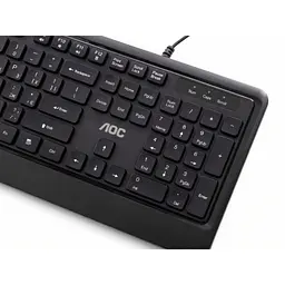 Комплект AOC KM220B USB UA Black (KM220B/97) - мініатюра 6
