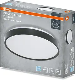 Osram Світильник накладний CEILING LUXO 18Вт 6500К чорний - мініатюра 5