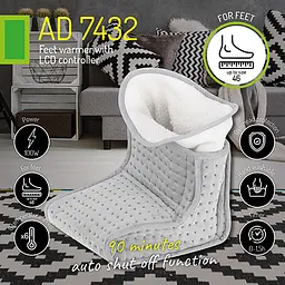 Електрична грілка для ніг з LCD пультом Adler AD 7432 - мініатюра 9