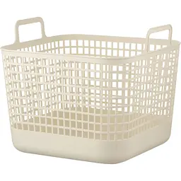 Кошик для зберігання Ardesto пластик PP 39x37x34.5 см 34 л бежевий (ARHC2534BG)