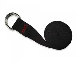 Ремінь для йоги PowerPlay PP_4409 183*3.8 см Чорний (PP_4409_Black) - мініатюра 7