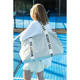 Сумка Childhome Mommy bag Signature - Canvas White, біла (CWMBBSCOW) - мініатюра 18