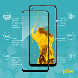 Скло захисне Piko Full Glue Realme 8 Pro (1283126523298) - мініатюра 3