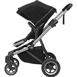 Детская коляска Thule Sleek Aluminum/Midnight Black [11000002] [107618] - мініатюра 2