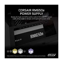 Блок живлення Corsair 650W RM650e (CP-9020302-EU) - мініатюра 6