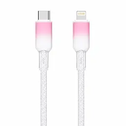 Кабель XON SmartCable Type-C - Lightning PD 20W 1м UniLink (SU80CL2W1W 4845) Рожевий/Білий - мініатюра 2