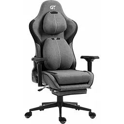 Геймерське крісло GT Racer X-2308 Fabric Gray/Black [121432] - мініатюра 2