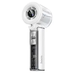 Портативний вентилятор Hoco HX613 з водяним охолодженням 3000 mAh White