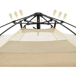 Душовий намет зонований Naturehike NH22ZP006 коричневий - мініатюра 6