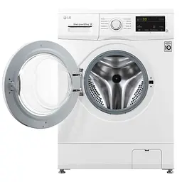Пральна машина LG з фронтальним завантаженням F2J3WN0W, 6,5кг, 1200, A+++, глибина 44см, Дисплей, Інвертор, Білий (F2J3WN0W) - мініатюра 2