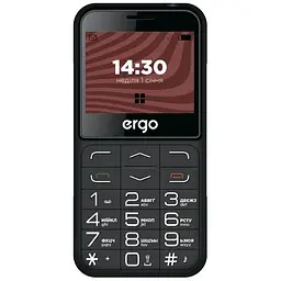 Кнопковий телефон Ergo R231 чорний
