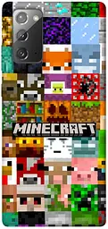 Чохол Demsky Minecraft collage для Samsung Galaxy Note 20