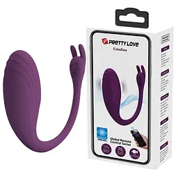 Вібратор для пар PRETTY LOVE Catalina, 12 vibration functions Long-distance Control PRETTY LOVE BI-014935HP-1 102081 - мініатюра 1