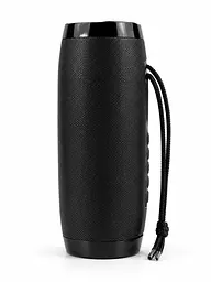 Портативна Bluetooth колонка 10 Вт з LED-підсвіткою, FM радіо, USB, AUX, microSD, PowerBank 17,9×7,3×7,3 см чорна (49676166)