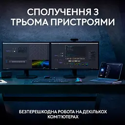 Клавіатура MX Keys S Wireless Ukr Graphite (L920-011593) Logitech teh0022928 - мініатюра 6