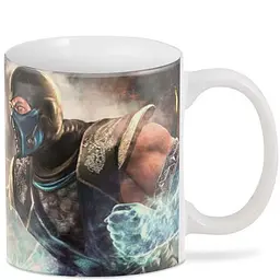 Кухоль GeekLand Mortal Kombat Мортал Комбат фан арт MK.02.47 330 мл білий - мініатюра 2