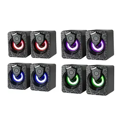 Акустична система Defender Onyx Led USB, чорна (65038) - мініатюра 6