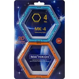 Додатковий набір Магнікон, шестекутники, 4 шт. (MK-4-6У)