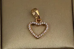Кулон Xuping Jewelry обідок серце 1,3 см золотистий
