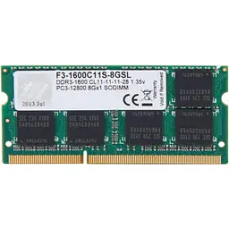 Модуль пам'яті G.Skill DDR3 8Gb 1600MHz 1.35V SODIMM (F3-1600C11S-8GSL)