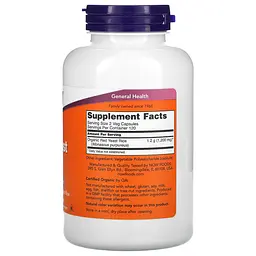Червоний дріжджовий рис Now Foods Red Yeast Rice 600 мг 240 капсул - мініатюра 2