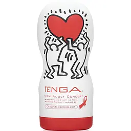 Мастурбатор Tenga Keith Haring Deep Throat Cup Глибока глотка з вакуумною стимуляцією (4821002029938)