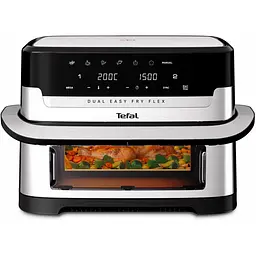 Мультипіч Tefal Dual Easy Fry Flex 2700Вт, чаша 5.5+3.5 л - мініатюра 2