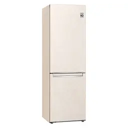 Холодильник LG 186x60х68 холодильне відділення 234 л морозильне відділення 107 л 2 двері А+ NF бежевий (GC-B459SECL) - мініатюра 10