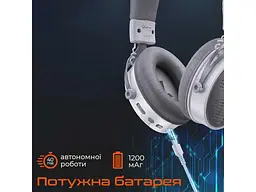Навушники з мікрофоном Meetion BTH013 White (MT-BTH013-B) - мініатюра 5