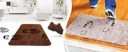 Килимок для взуття Clean Step Mat Супервбираючий придверний килимок для підлоги, 70*45см - мініатюра 5