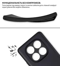 Чохол до мобільного телефона BeCover Xiaomi Redmi Note 15 Pro Plus 5G Black (714976) - мініатюра 4