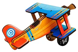 Конструктор дерев'яний Puz-00959 "Turbo Plane" в кульку PuzzleOK - мініатюра 4