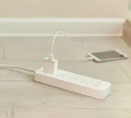 Мережевий фільтр-подовжувач MiJia Power Strip 4 розетки + 3 USB-port 2m MJSWSKCXB-01QM NRB4023CN White - мініатюра 4