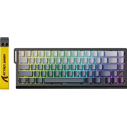 Клавіатура Attack Shark X68 HE RGB Magnetic Linear Switches Black Gradient (AS-6972792471037-MN) [176656]