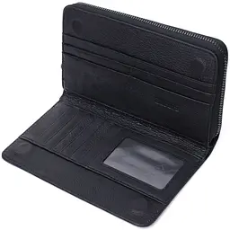 Чоловічий клатч із блоком для карт з натуральної шкіри ST Leather 22694 чорний - мініатюра 6