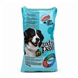 Сухий корм для собак Extra Paw Adult 15 кг зі смаком риби