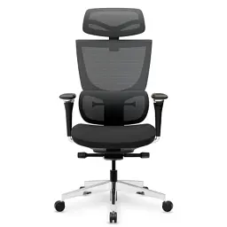 Офісне крісло Mealux S8 Air Fabric Black (HF-S8P F/B) - миниатюра 6