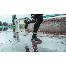 Шкарпетки водонепроникні Dexshell Running DS645BOR Чорні з оранжевим (розмір S) - мініатюра 4