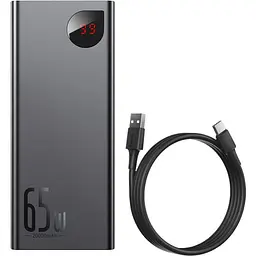 Зовнішній акумулятор (Power Bank) Baseus Adaman 20000 mAh Black (PPIMDA-D01) - мініатюра 2