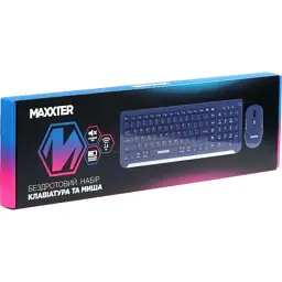 Комплект Maxxter KMS-WCM-01BL-UA Wireless UA Blue (KMS-WCM-01BL-UA) - мініатюра 5