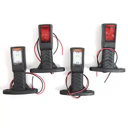 Габаритні вогні LED для вантажівок 12/24V прямий короткий 13 см / Червоний-Білий-Жовтий 2 шт. (YP-142)