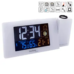 Годинник проекційний Technoline WT537 White (WT537), Білий - мініатюра 7