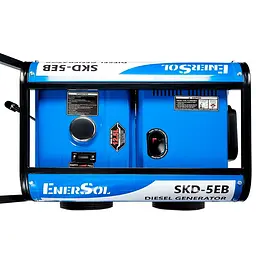 Генератор дизельний 4.6 кВт EnerSol SKD-5EB (41-00479) - мініатюра 7