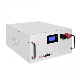 Акумулятор LogicPower LiFePO4 51,2V - 230 Ah (11776Wh) (BMS SP 200A/100А) RM RS485/CAN LCD WH - мініатюра 3