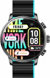 Смарт-годинник Kieslect Smart Calling Watch Kr 2 Black - мініатюра 2