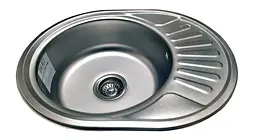 Кухонна мийка Romzha (Eko) Taleyta Satin RO49686, Сірий - мініатюра 4